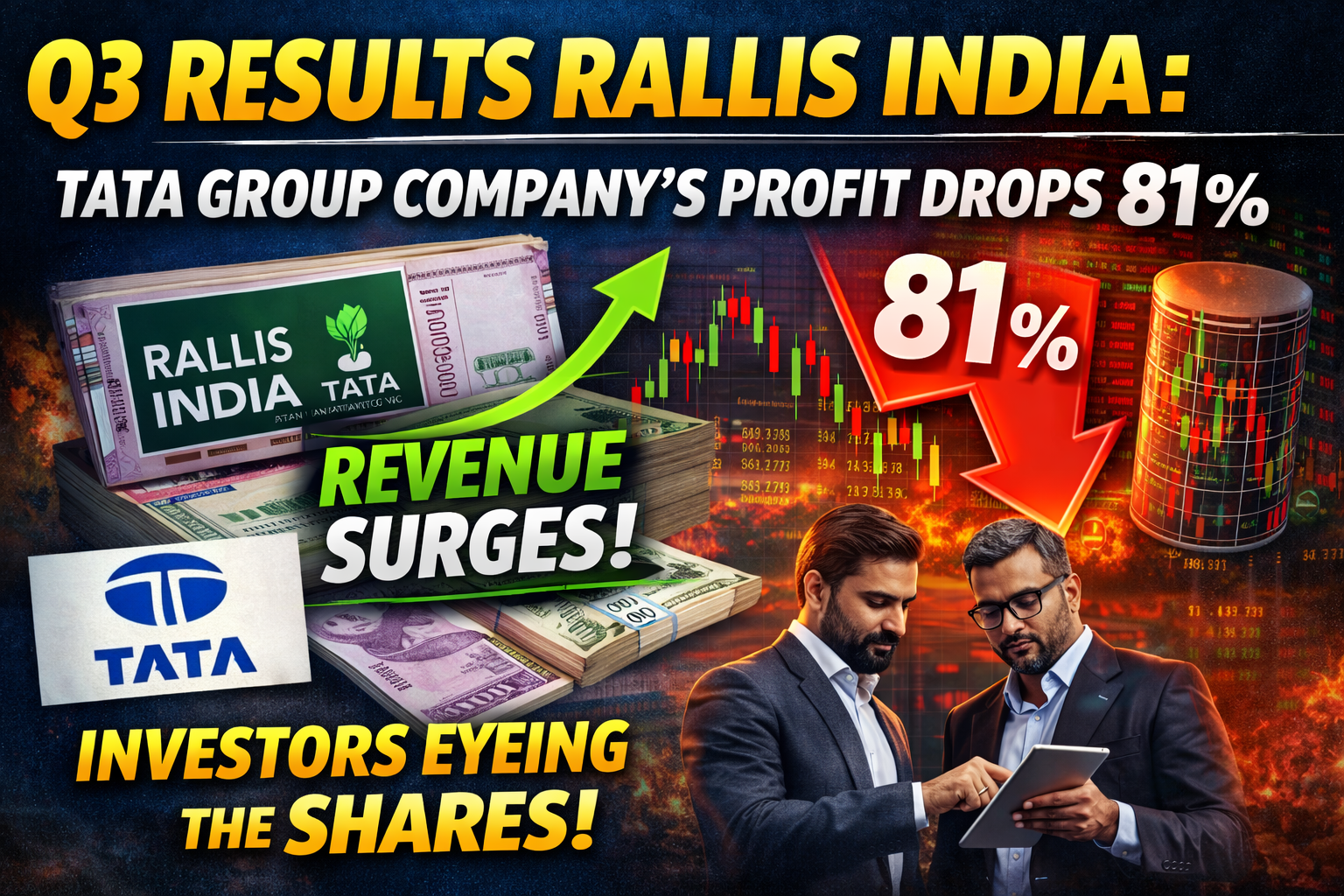 Q3 Results Rallis India: टाटा ग्रुप की कंपनी का मुनाफा 81% गिरा, Revenue में जबरदस्त उछाल – शेयरों पर निवेशकों की नजर